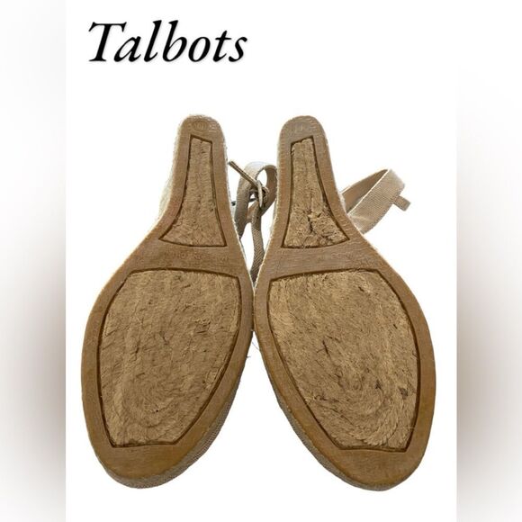 TALBOTS Women's Wedge Espadrille Summer Sandals 11 - Picture 4 of 4